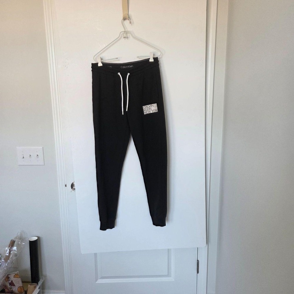 Calvin Klein Fleece Joger Men S 30" Waist Black Inseam-38"
